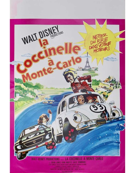 La coccinelle à Monte-Carlo - 40x60 cm - pliée