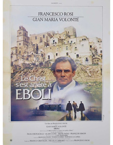 Le christ s'est arrêté à Eboli - 40x53 cm - pliée