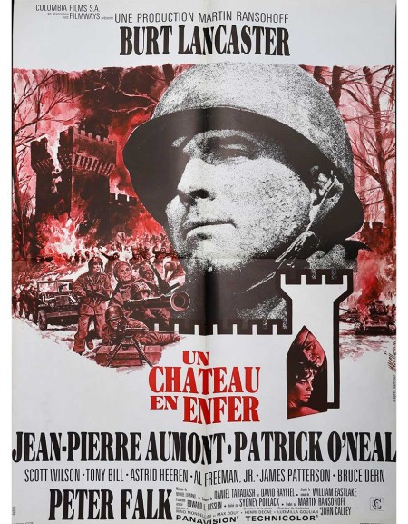 Un château en enfer - 60x80 cm - pliée