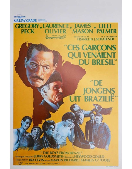 Ces garçons qui venaient du Brésil - 35x55 cm - roulée