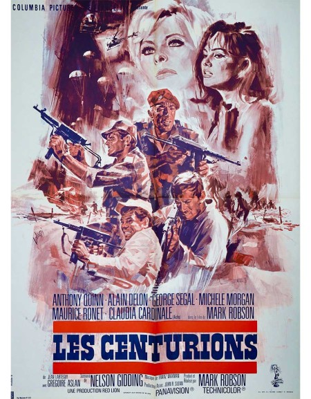 Les centurions - 60x80 cm - pliée