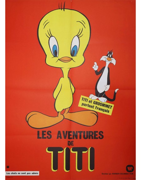 Les aventures de Titi - 60x80 cm - pliée
