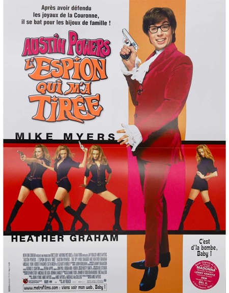 Austin Powers 2 : l'espion qui m'a tirée - 40x53 cm - pliée