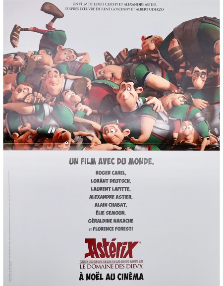 Asterix, le domaine des dieux - 40x53 cm - pliée