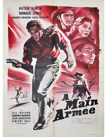 A main armée - 60x80 cm - pliée