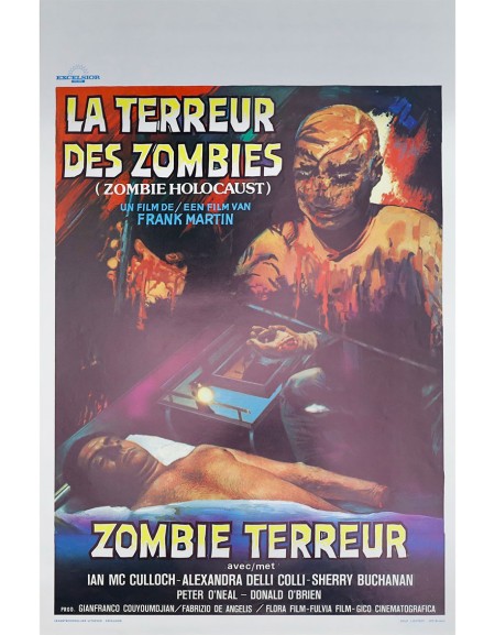 La terreur des zombies - 35x55 cm - roulée