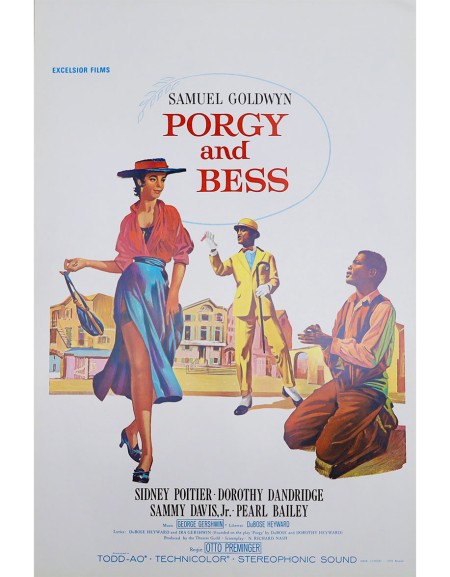 Porgy and Bess — affiche originale belge 35×55 cm (1959)...