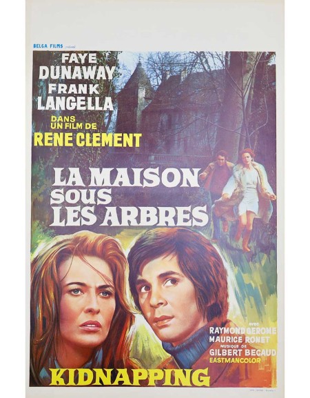 La maison sous les arbres - 35x55 cm - roulée