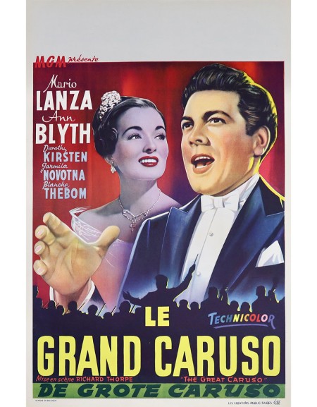 Le grand Caruso - 35x55 cm - roulée