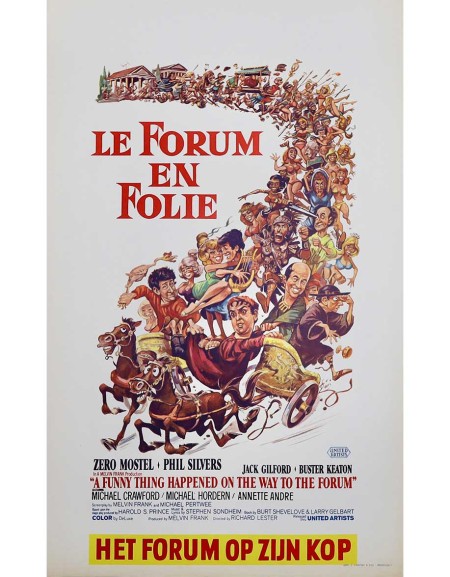 Le forum en folie - 35x55 cm - roulée