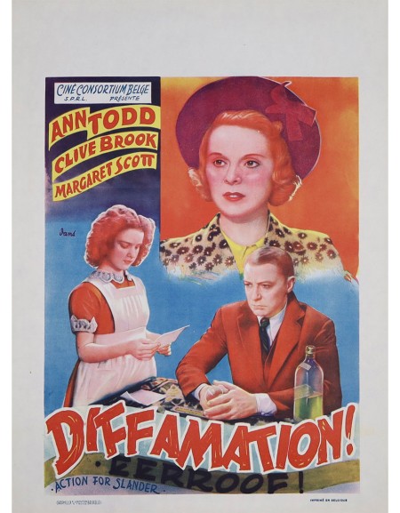 Diffamation - 30x40 cm - roulée