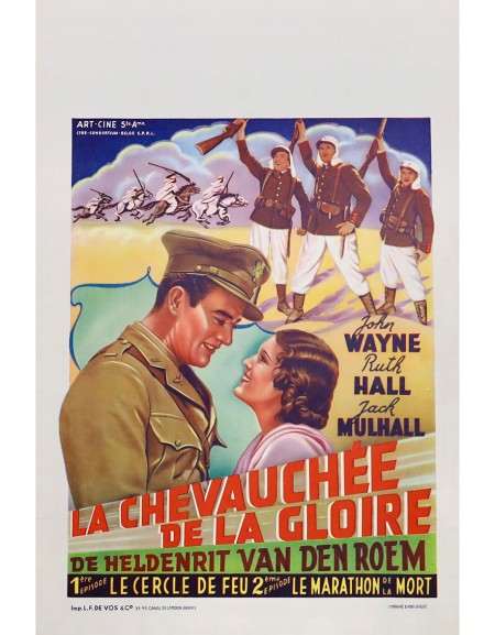 La Chevauchée de la Gloire — affiche originale belge...