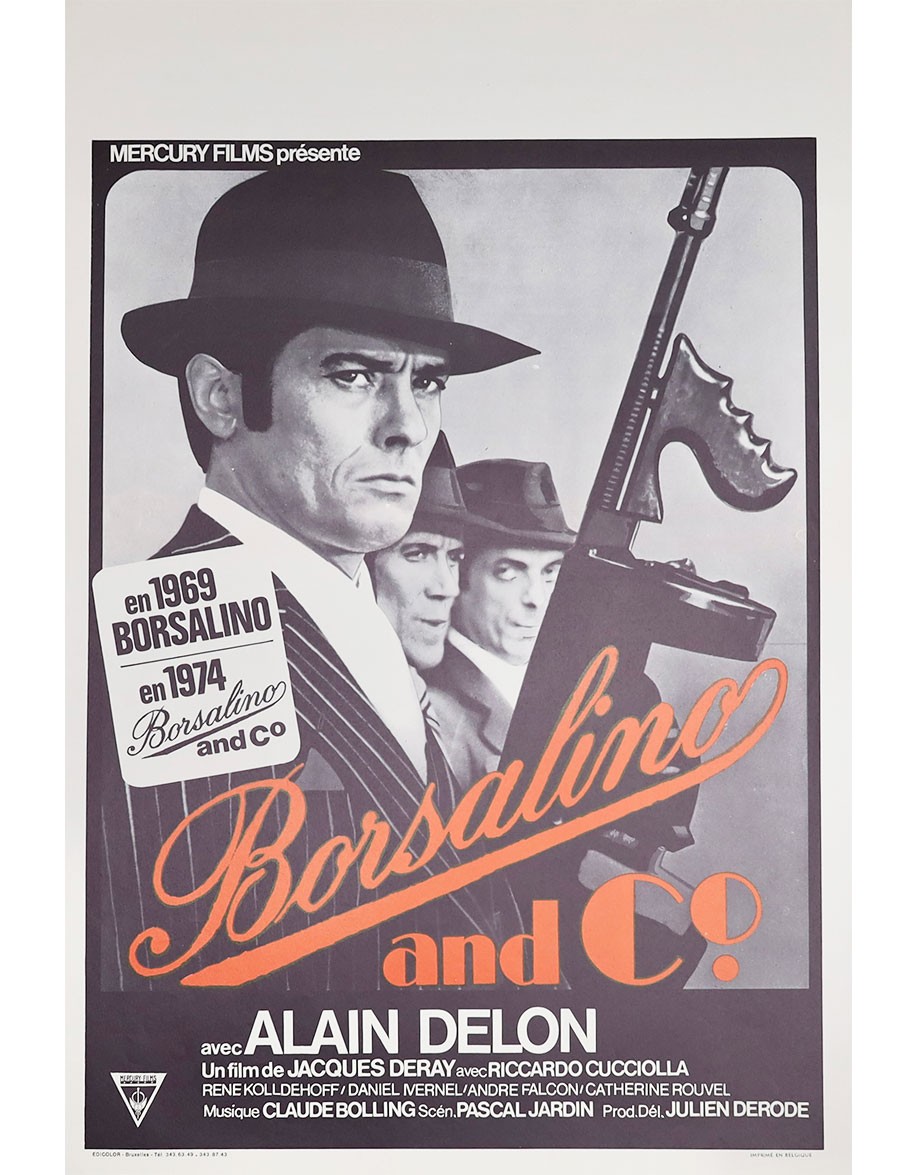 Borsalino and Co — affiche originale belge...