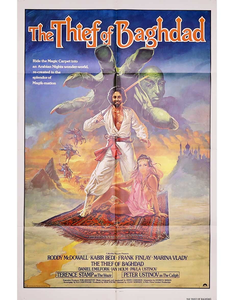 Le voleur de Bagdad - 69x104 cm - pliée