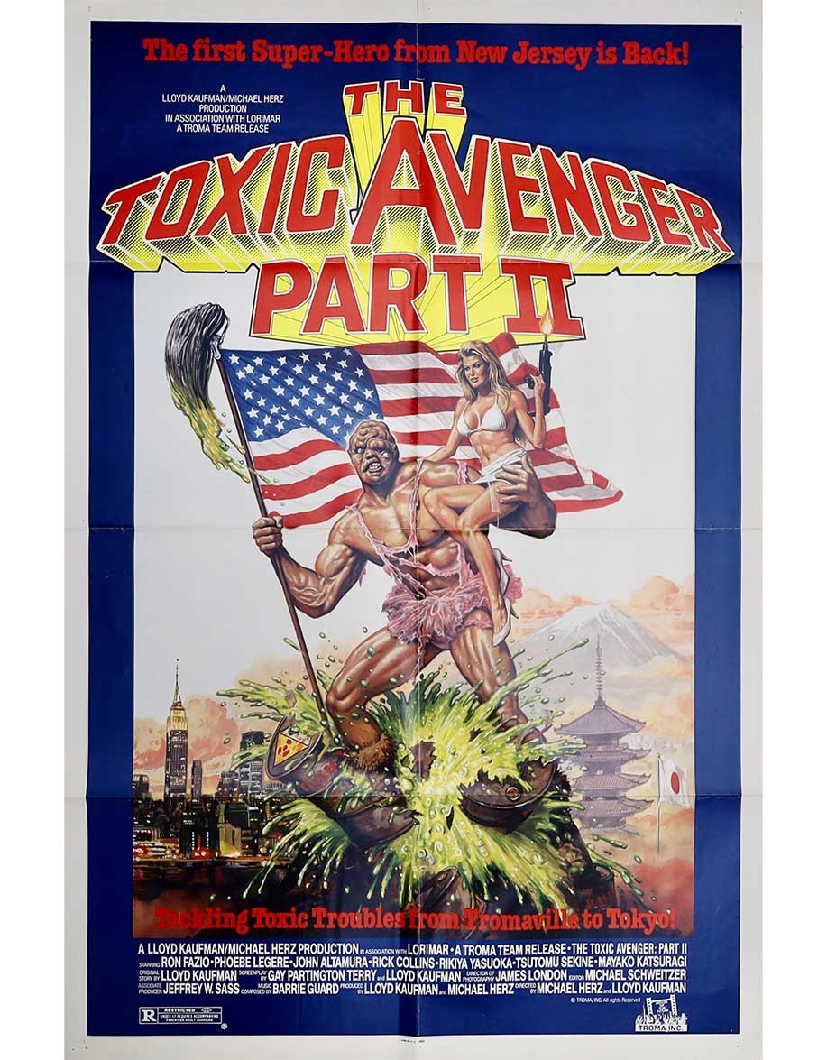 The Toxic Avenger Part II — affiche originale...