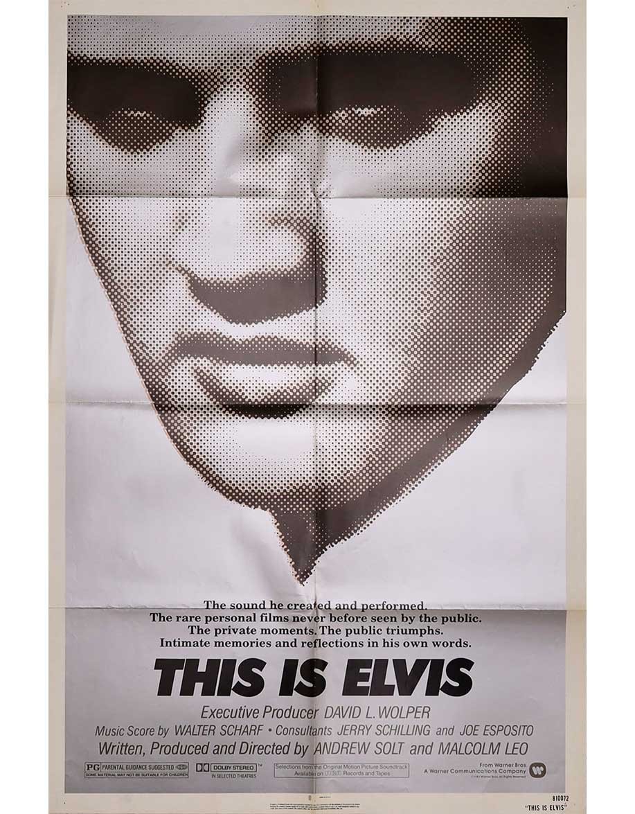 This Is Elvis — affiche originale américaine...