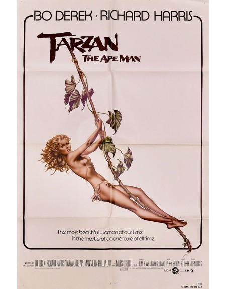 Tarzan, l'homme singe (1981) - 69x104 cm - pliée