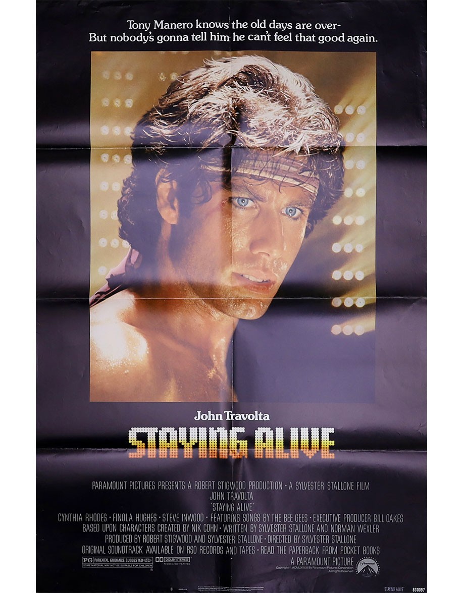 Staying alive - 69x104 cm - pliée