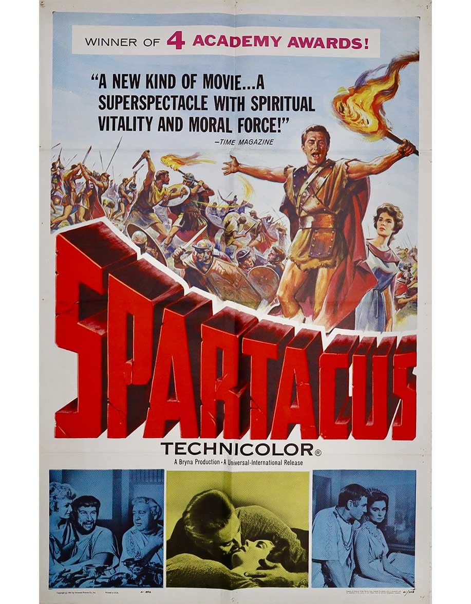 Spartacus — affiche originale américaine one...