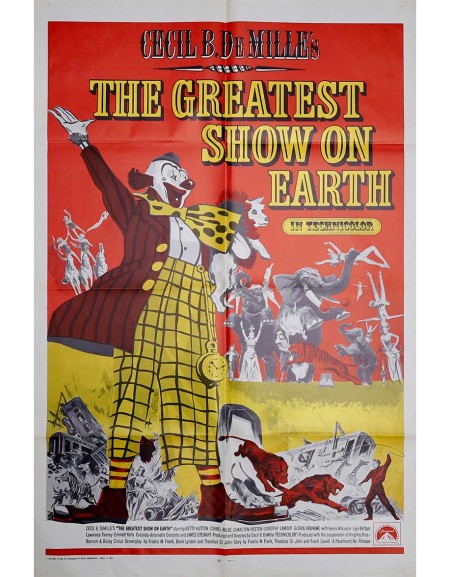 Sous le plus grand chapiteau du monde - 69x104 cm - pliée