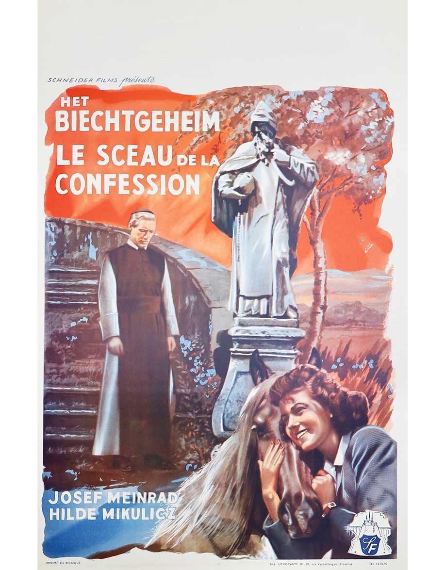 Le Sceau de la Confession — affiche originale...