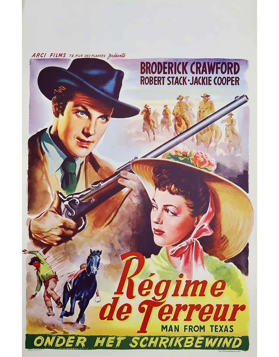 Régime de terreur — affiche originale belge...