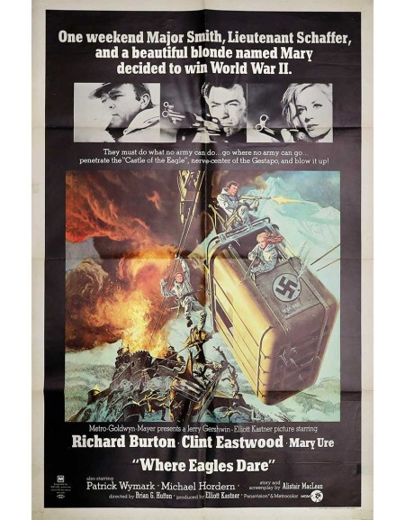 Quand les aigles attaquent - 69x104 cm - pliée