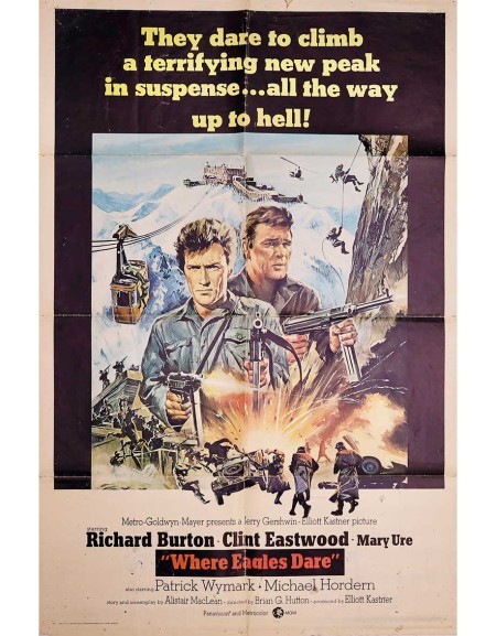 Quand les aigles attaquent - 69x104 cm - pliée