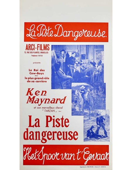 La piste dangereuse - 35x55 cm - roulée