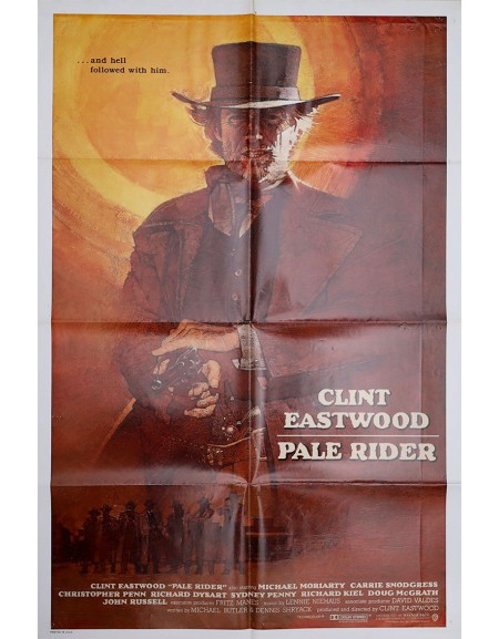 Pale Rider — affiche originale américaine 69×104 cm...