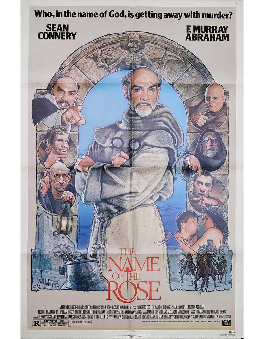 Le Nom de la Rose — affiche originale...