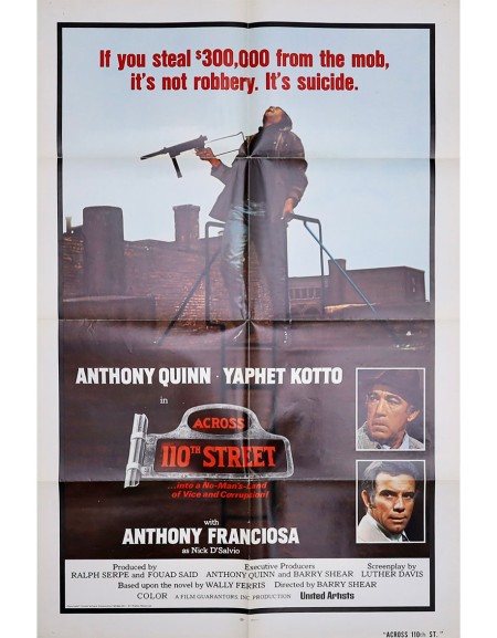 Meurtres dans la 110ème rue - 69x104 cm - pliée