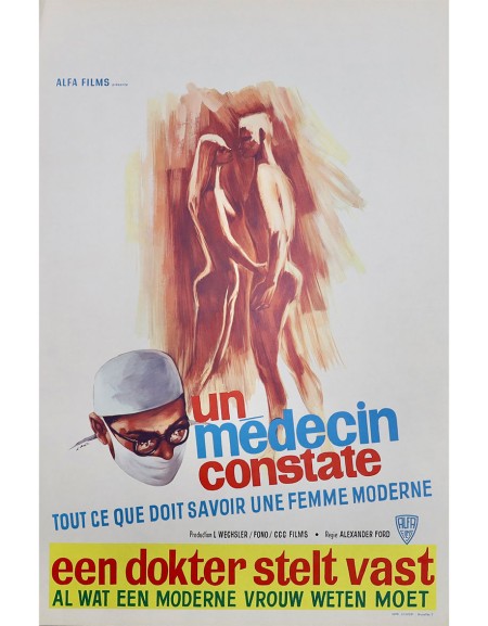 Un médecin constate - 35x55 cm - roulée