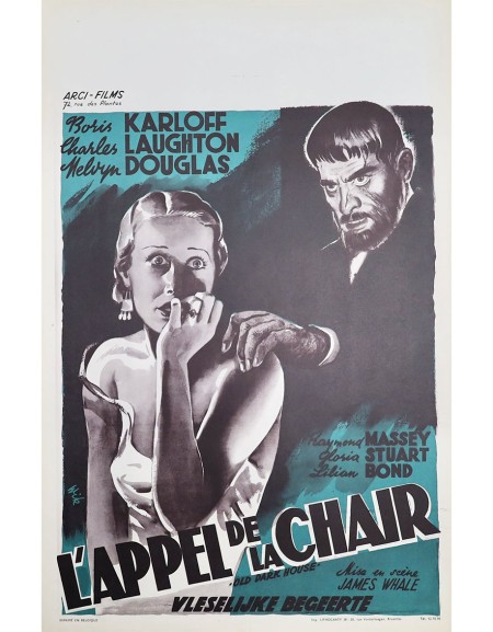 La maison de la mort - 35x55 cm - roulée