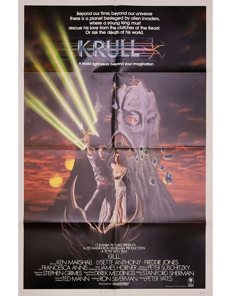Krull — affiche originale américaine 69x104 cm...