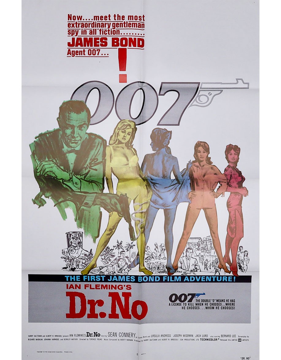 James Bond contre Dr. No — Affiche originale...