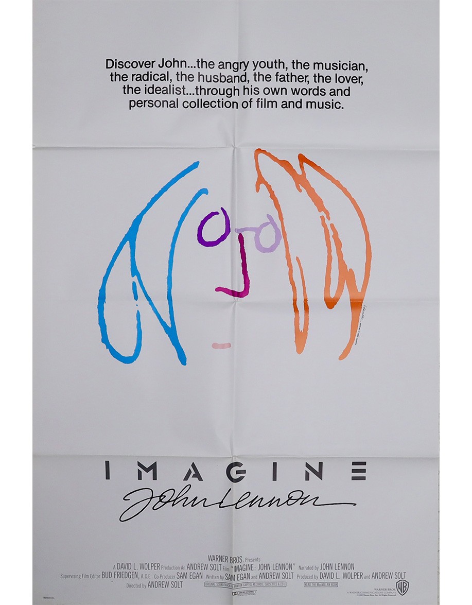 Imagine : John Lennon — affiche originale...