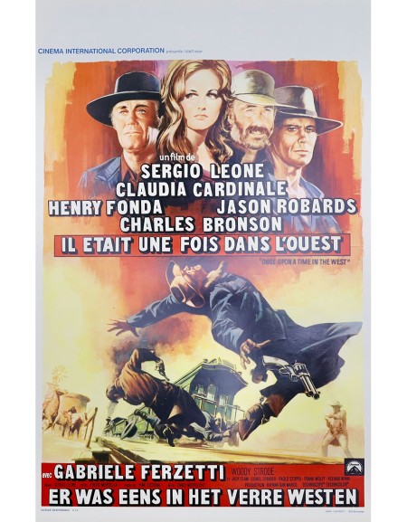 Il était une fois dans l'Ouest — affiche originale belge...
