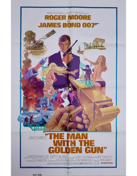 L'Homme au pistolet d'or — affiche originale américaine...
