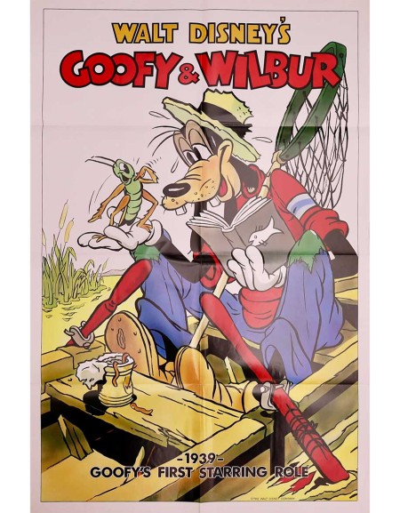 Dingo et Wilbur - 69x104 cm - pliée