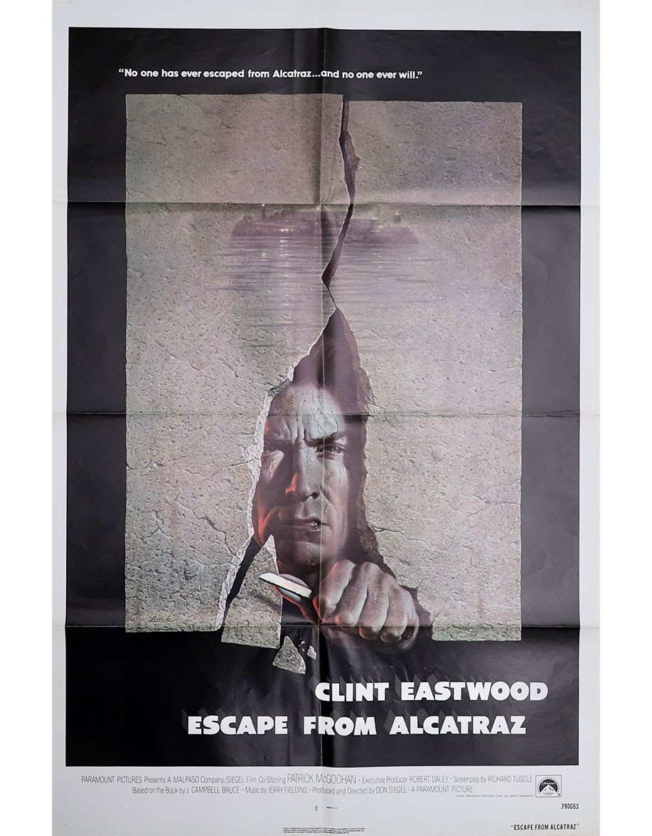 L'Évadé d'Alcatraz — affiche originale...