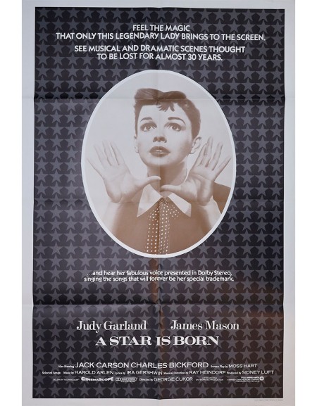 A Star Is Born — affiche originale anglaise de ressortie...