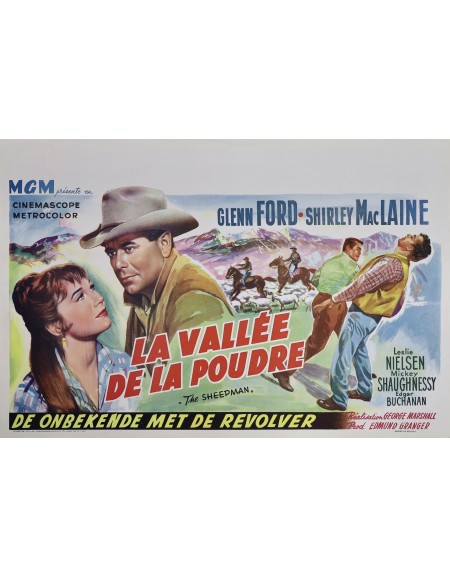 La vallée de la poudre - 55x35 cm - roulée