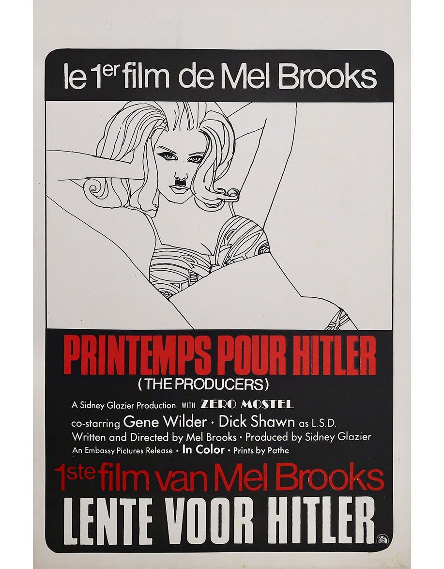 Les Producteurs — affiche originale belge 35x55...
