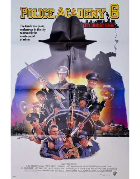 Police academy 6 - 69x104 cm - pliée