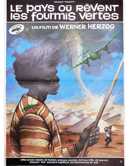 Le pays où rêvent les fourmis vertes - 40x53 cm - pliée