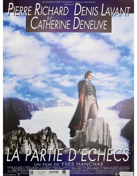 La partie d'échec - 40x53 cm - pliée