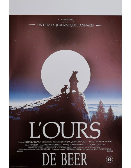 L'ours - 35x55 cm - roulée