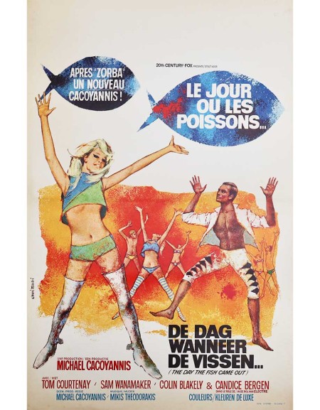 Le jour où les poissons sont sortis de l'eau - 35x55 cm -...