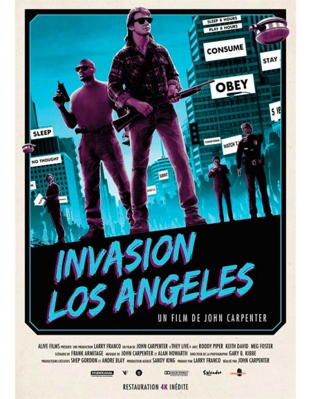 Invasion Los Angeles — affiche originale française 40x60...